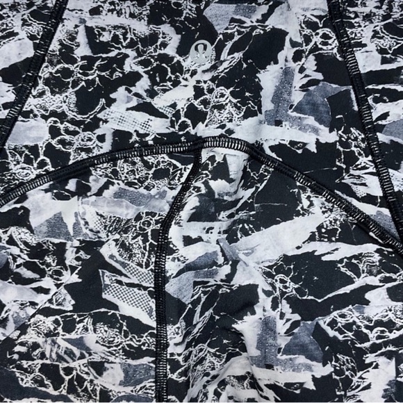 Lululemon Train Times 7/8 Pant 25” Interlaced Starlight Black / Black - Picture 7 of 14